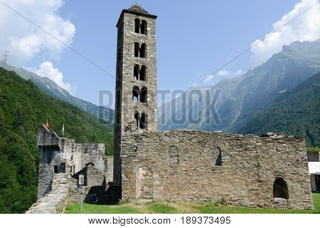 The Castle Of Mesocco, Switzerland