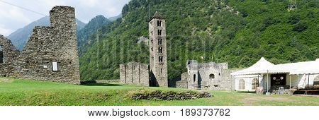 The Castle Of Mesocco, Switzerland