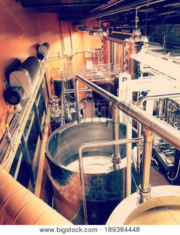 Evan Williams distillery in downtown Louisville Kentucky.