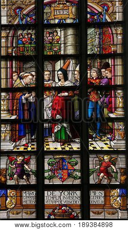 Stained Glass - Margaret Of York