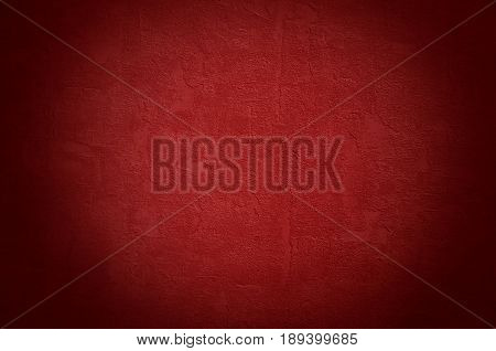 red background with liight center. Red texture