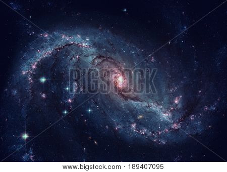 Barred Spiral Galaxy Located In The Constellation Dorado.