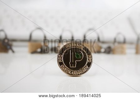 Gold Peercoin Coin