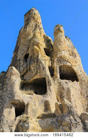 Rock Formations At Cappadocia, Anatolia, Turkey