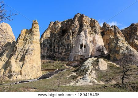 Rock Formations At Cappadocia, Anatolia, Turkey