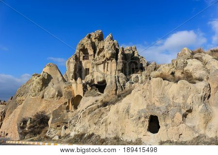 Rock Formations At Cappadocia, Anatolia, Turkey