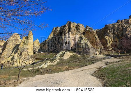 Rock Formations At Cappadocia, Anatolia, Turkey