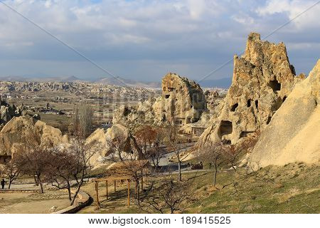 Rock Formations At Cappadocia, Anatolia, Turkey