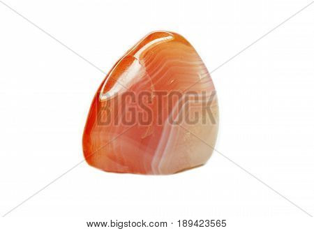 botswana agate chalcedony quartz semigem geological mineral isolated