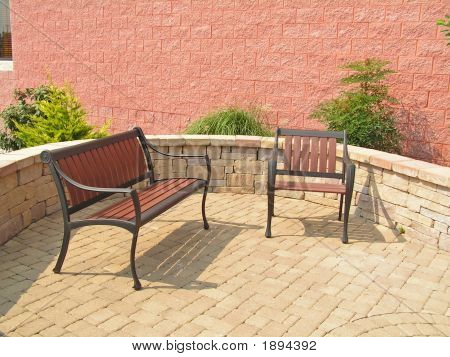 Pad és a terasz szék