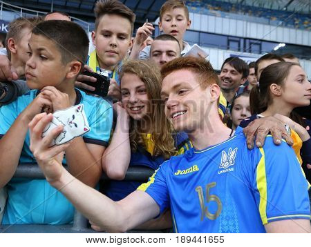 Training Session Of Ukraine National Football Team In Kyiv