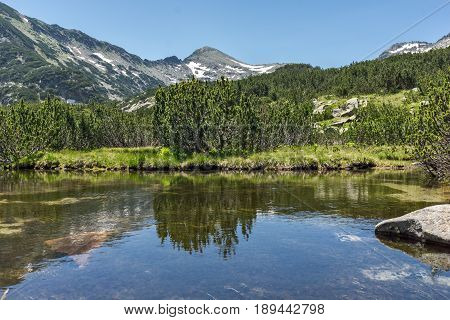 Landscape of Dzhano peak and Banski lakes, Pirin Mountain, Bulgaria