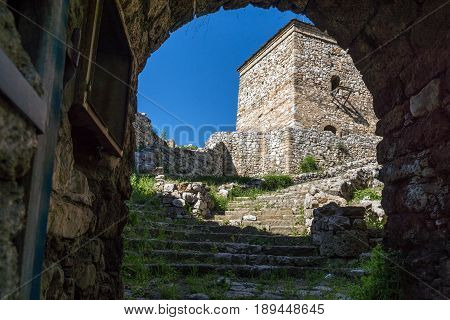 PIROT, SERBIA -16 APRIL 2016: Amazing view of Pirot Fortress, Republic of Serbia