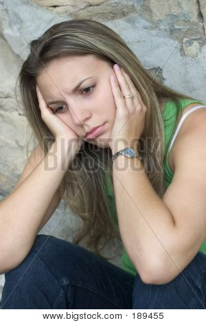 Mujer triste