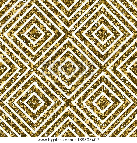 Gold Pattern With Squares