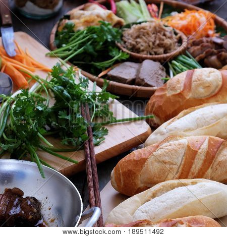 Vietnamese Food, Banh Mi Thit