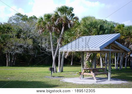 The picnic area at Indian Mound park in Englewood Florida has everything you need to have a great day with the family.
