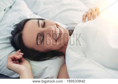 Charming Young Woman At Home