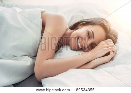 Charming Young Woman At Home