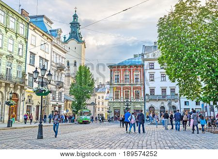 The Mansions Of Lvov Market Square