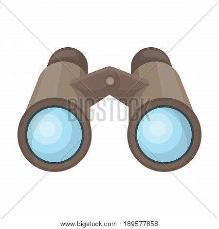 Binoculars for observation.African safari single icon in cartoon style vector symbol stock illustration .