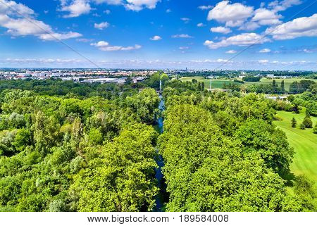 Rhone - Rhine Canal near Strasbourg - Alsace, France