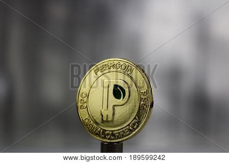 Gold Peercoin Coin