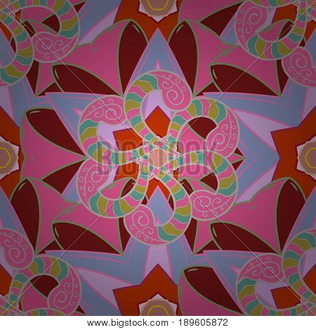 Floral Seamless Pattern With Watercolor Effect. Textile Print For Bed Linen Jacket Package Design Fa