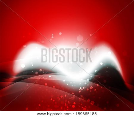 Shiny wave, magic light efffect abstract background