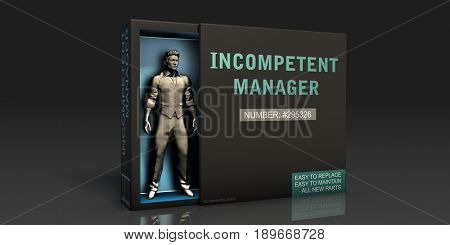 Hardware Manufacturing Employment Problem and Workplace Issues 3D Illustration Render