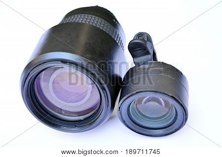 A camera lens (also known as photographic lens or photographic objective) is an optical lens or assembly of lenses used in conjunction with a camera body and mechanism to make images of objects either on photographic film or on other media capable of stor