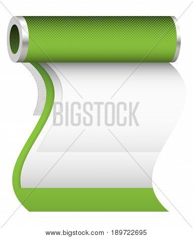 Air Filter On White Background. Vector Illustration.