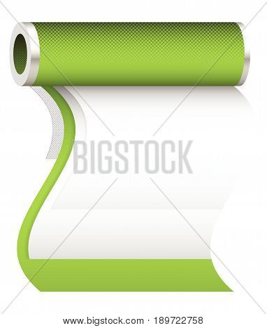 Air Filter On White Background. Vector Illustration.