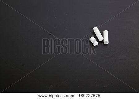Blackboard With Chalk