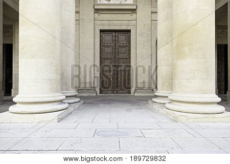 Input Church With Pillars