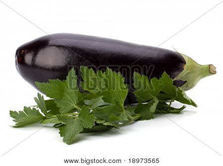 Eggplant isolated on white background