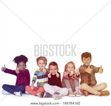 School Frinds Happiness Cute Playful
