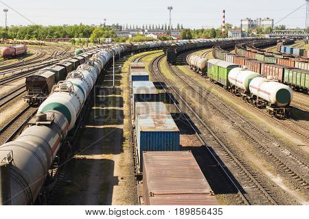 Rail Cars Loaded With Coal.