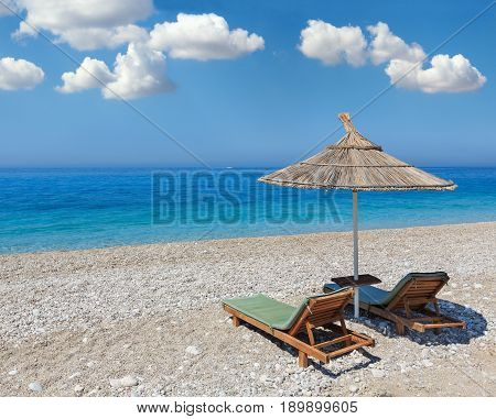 Summer Morning Beach.