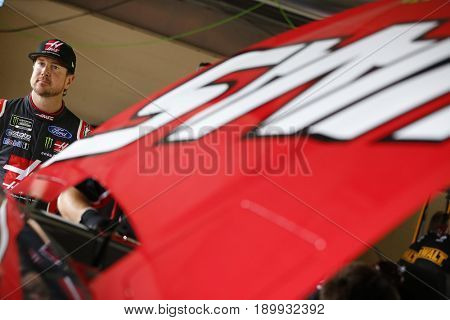 June 03, 2017 - Dover, DE, USA: Kurt Busch (41) climbs into his car before practice for the AAA 400 at Dover International Speedway in Dover, DE.