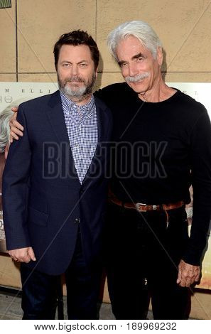 LOS ANGELES - JUN 5:  Nick Offerman, Sam Elliott at 