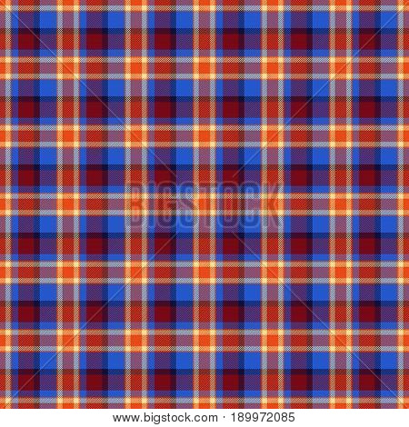 Blue and red tartan pattern texture seamless background