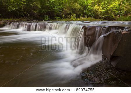 Side View of Bozen Kill Preserve Cascade