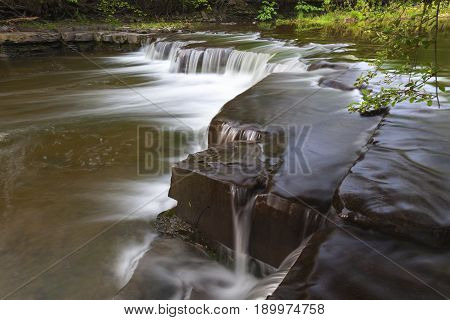 Bozen Kill Preserve Cascade In New York