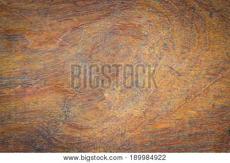 Abstract Surface Wood Table Texture Background. Close Up Of Dark Rustic Wall Made Of Old Wood Table