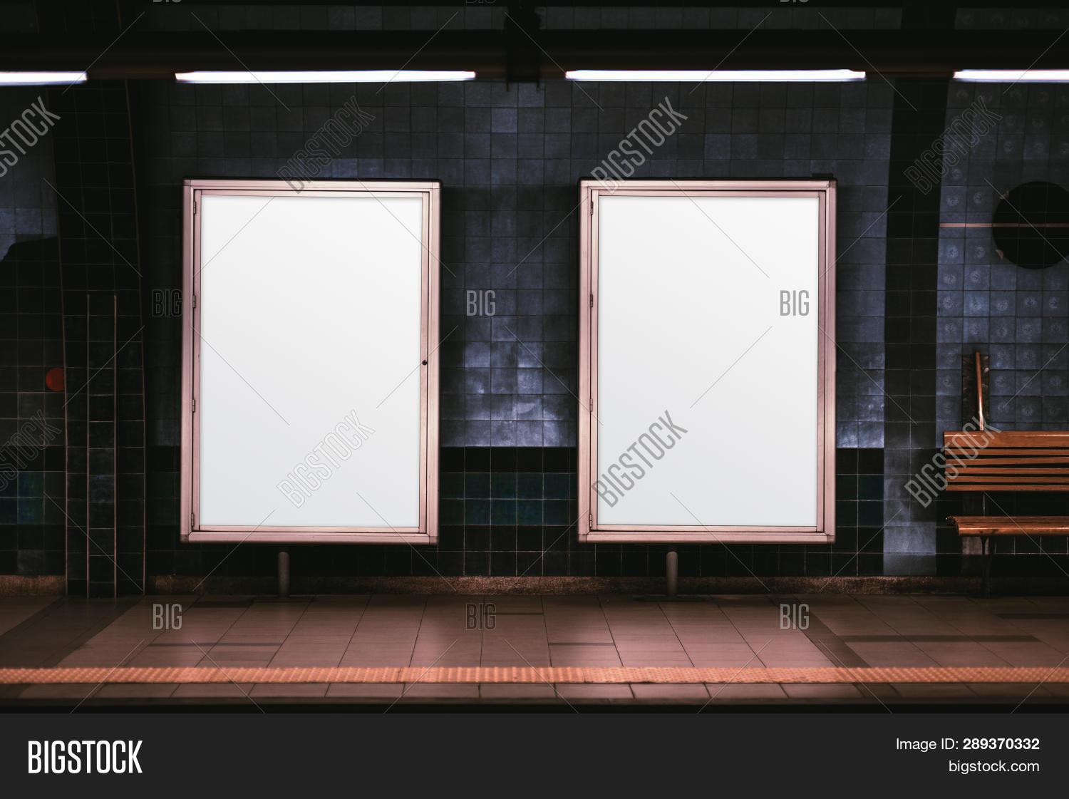 Two Empty Ad Vertical Image & Photo (Free Trial) | Bigstock
