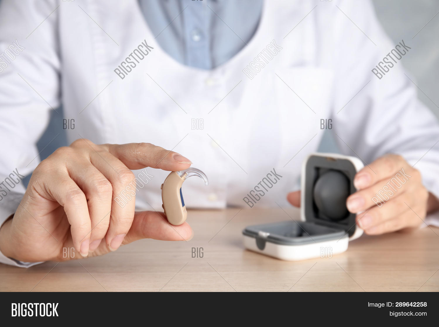 Doctor Hearing Aid Image & Photo (Free Trial) Bigstock