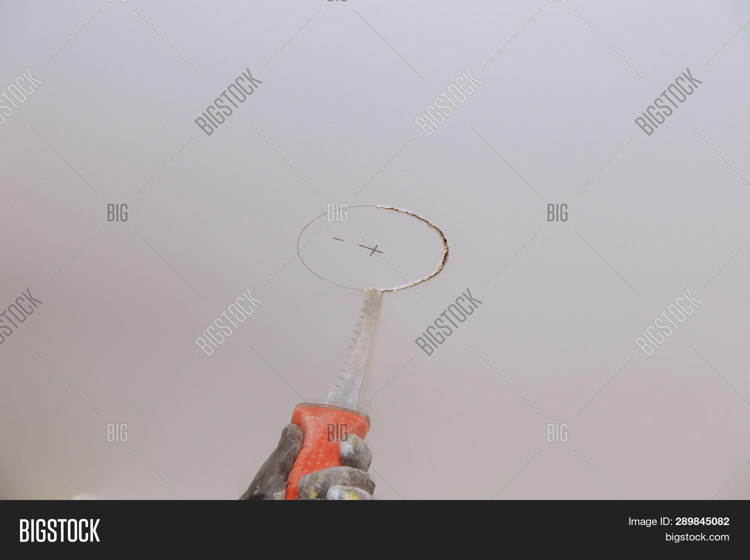 Handsaw Cutting Cut Image Photo Free Trial Bigstock