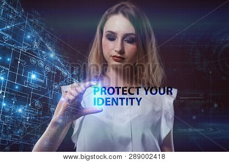The Concept Of Business, Technology, The Internet And The Network. A Young Entrepreneur Working On A