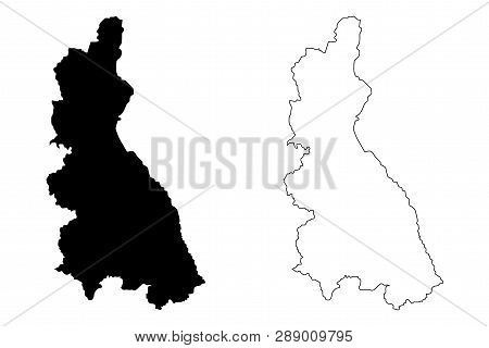 Cajamarca Region (republic Of Peru, Regions Of Peru) Map Vector Illustration, Scribble Sketch Cajama